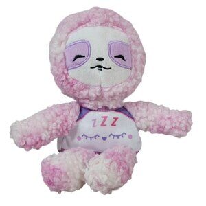 2/$15 Pikmi Pops Moose Sleeping Sloth Plush Purple 9" Stuffed Animal Pajamas